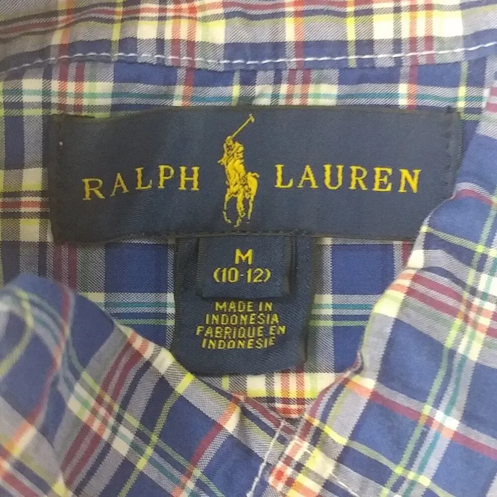 Ralph Lauren Button Down Shirt Size M (10-12)